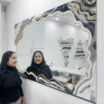 Espejo en porcelanato líquido